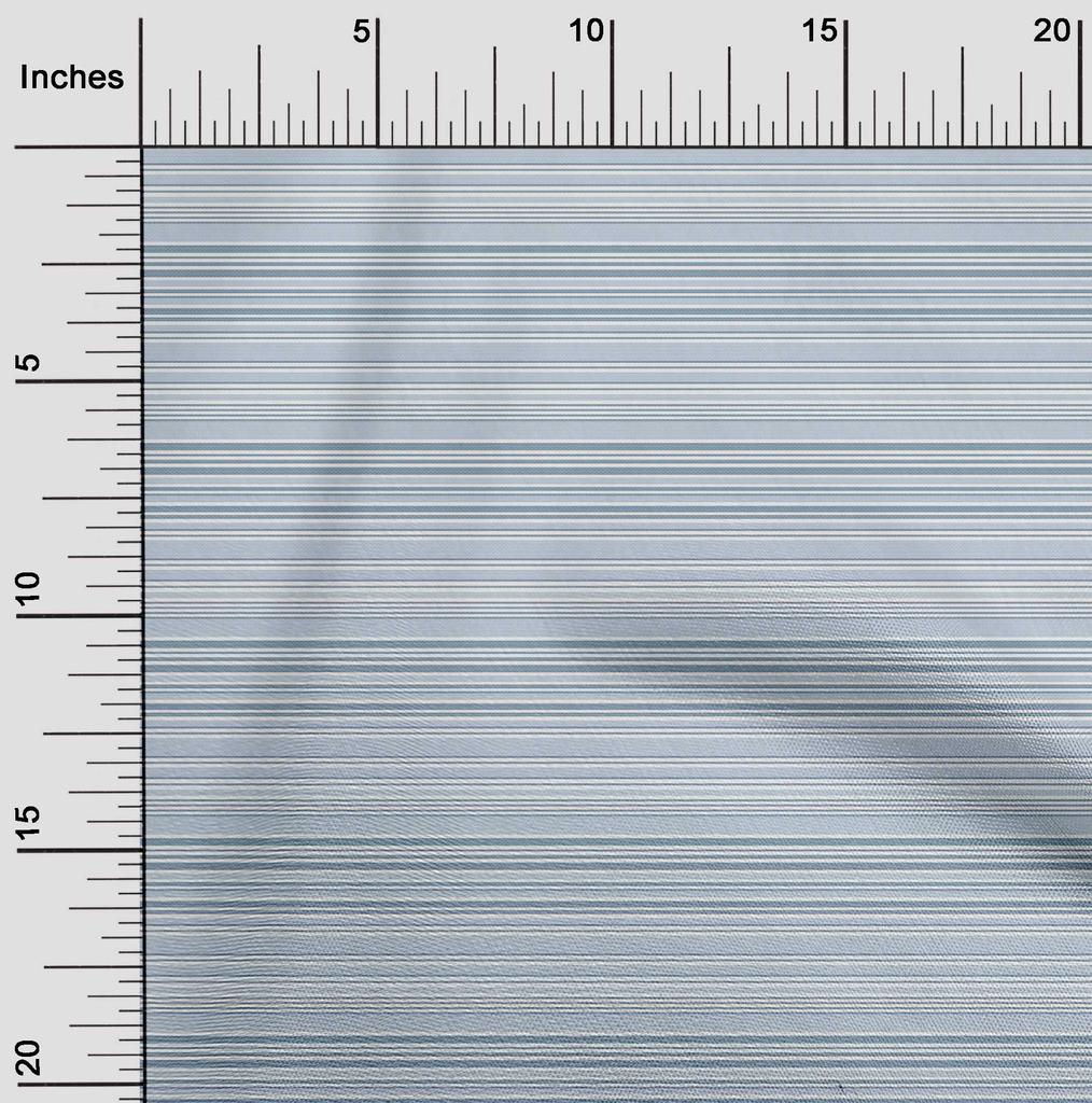 oneOone Cotton Flex Fabric Texture Stripe Print Fabric By Yard 40 Inch Wide