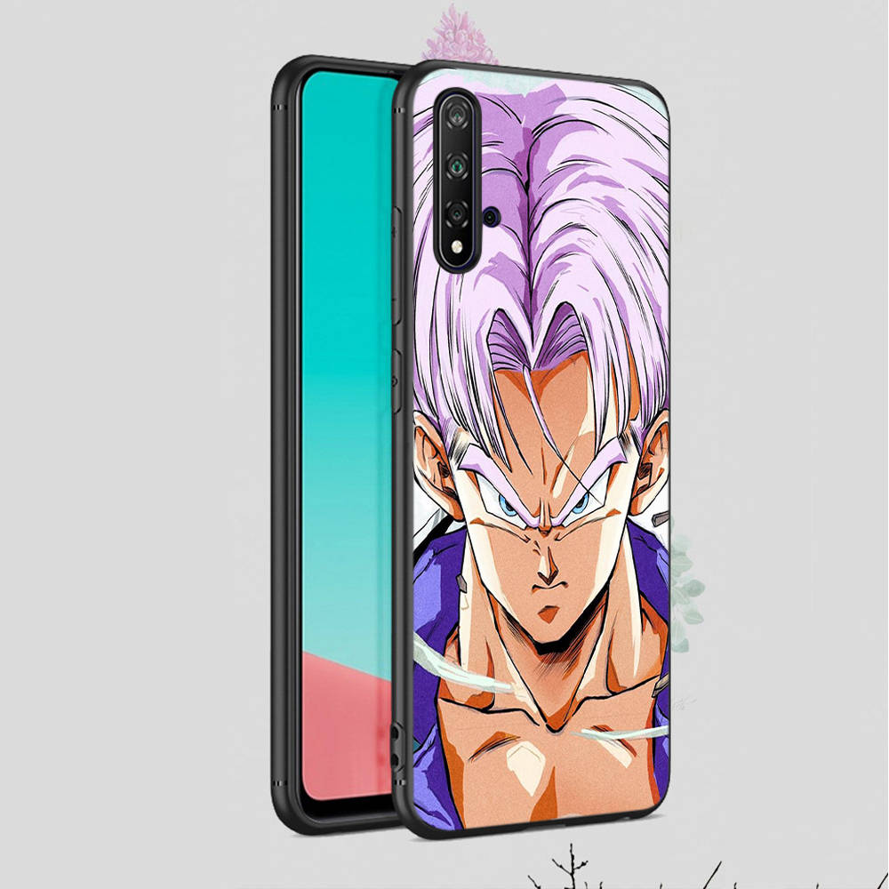 DT44 Dragon Ball Trunks Case for Xiaomi Poco X6 X4 M5 M6 F5 F6 C65 C55 C50 C51 C40 Redmi Note 7 8 14C A3X 13C 12C 11 10A 9C Pro Black Sofe Cover