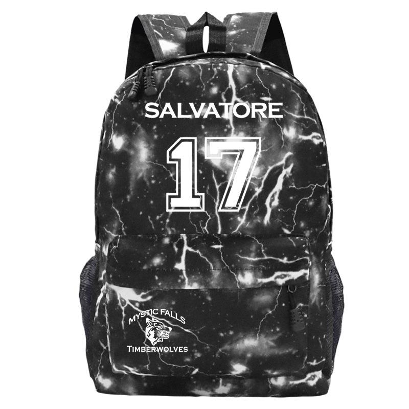 Vampire Diaries School Bag Casual Versatile Backpack