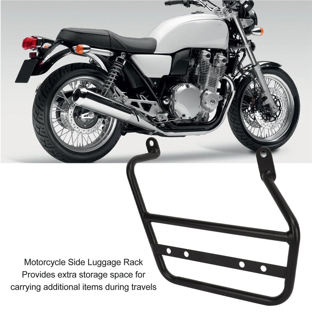 Saddlebag Bracket, Iron Easy Installation Long Life Motorcycle Side Luggage Rack 12mm for CB1100 RS 2017-2023 (Left HC592 BBZJ)