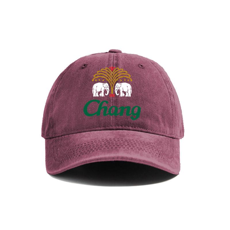 Cappellino da Baseball Chang Beer Cappelli Usurati Cappellino Unisex Retro Estivo Regolabile Cappello Bevanda Thailandese Chang Beer MZ-591