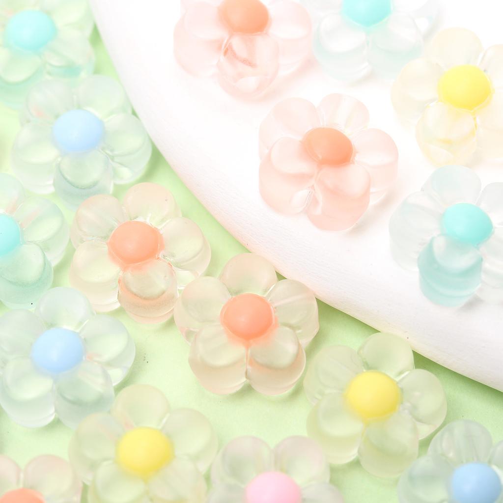 Fashion DIY Necklace Jewelry Making Bracelet Jar Heart Plum Beads About200pcs Clear/Matte Handmade Material  Beads