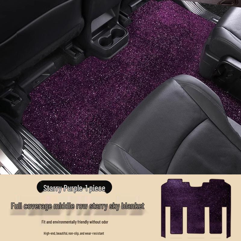 Toyota Sienna/Grand Highlander 21-25 Starry Sky Floor Mats - Full Middle Row Coverage