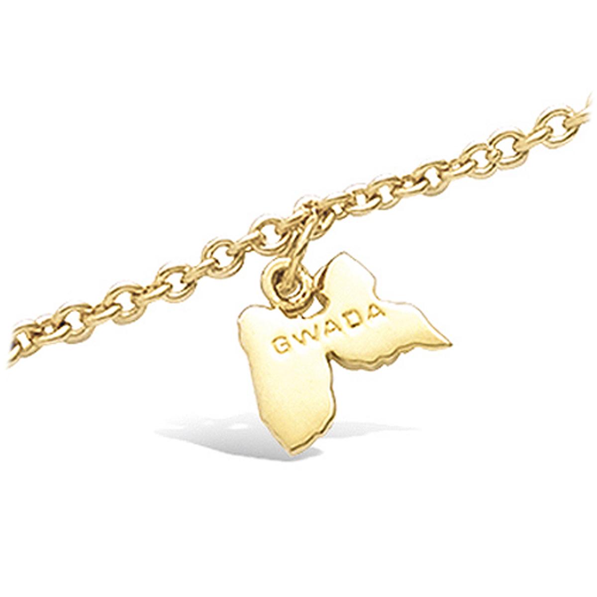 

Les Trésors De Lily [G9338] - Позолоченная цепочка на щиколотку Gwada