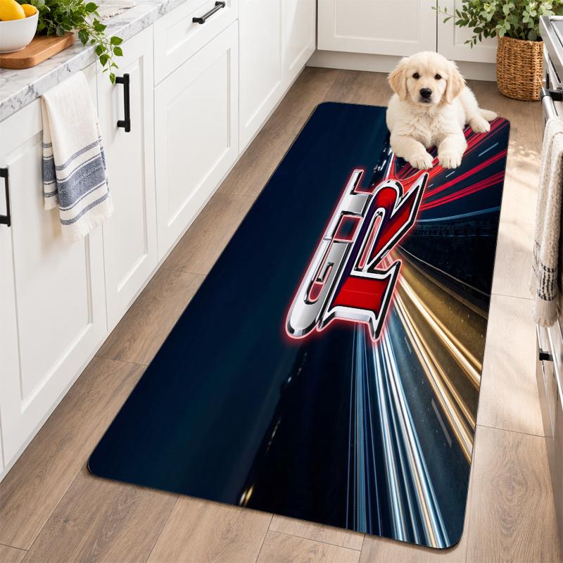 Flannel Kitchen Mat Nissan GT-R Soft Area Rug Non Slip Floor Carpet Home Decoration