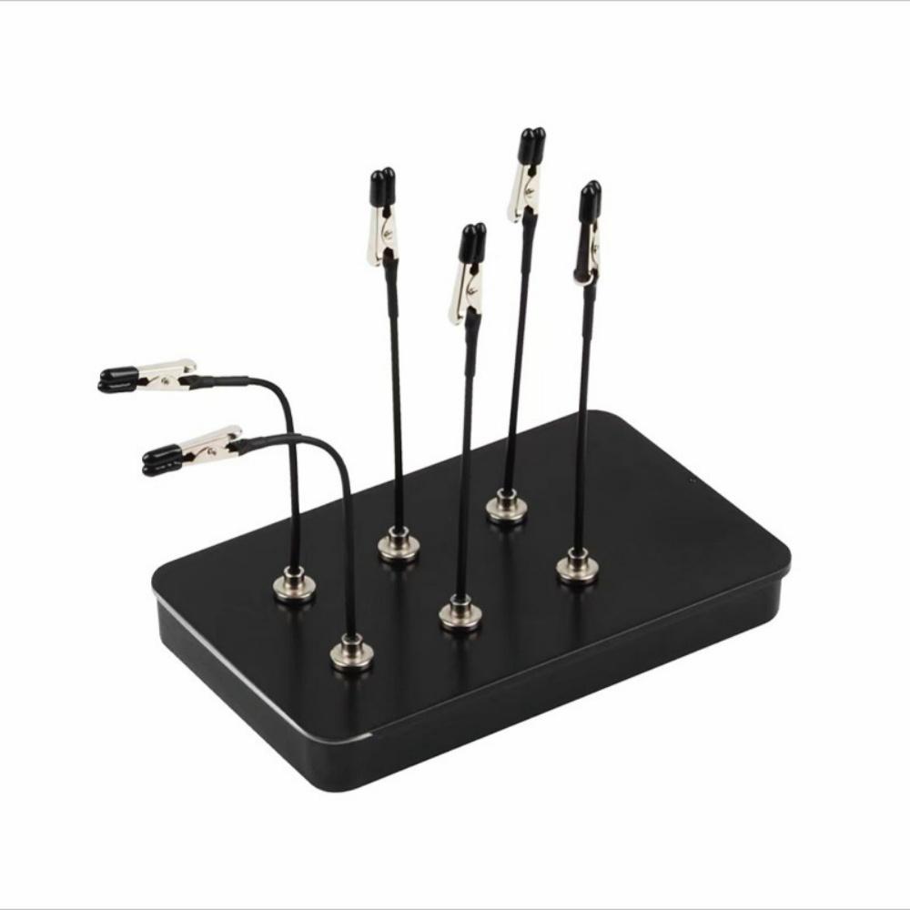 Miniature Painting Holes Painting Stand Base  Crocodile Clamp Base Clip Spraying Workbench ABS Painting Booth Modeling DIY Tools