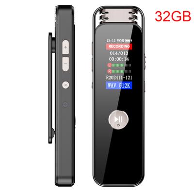 Voice Activated Recorder Type-C Rechargeable Audio Recorder with 7-Level Adjustable Voices Control for Lectures Meetings