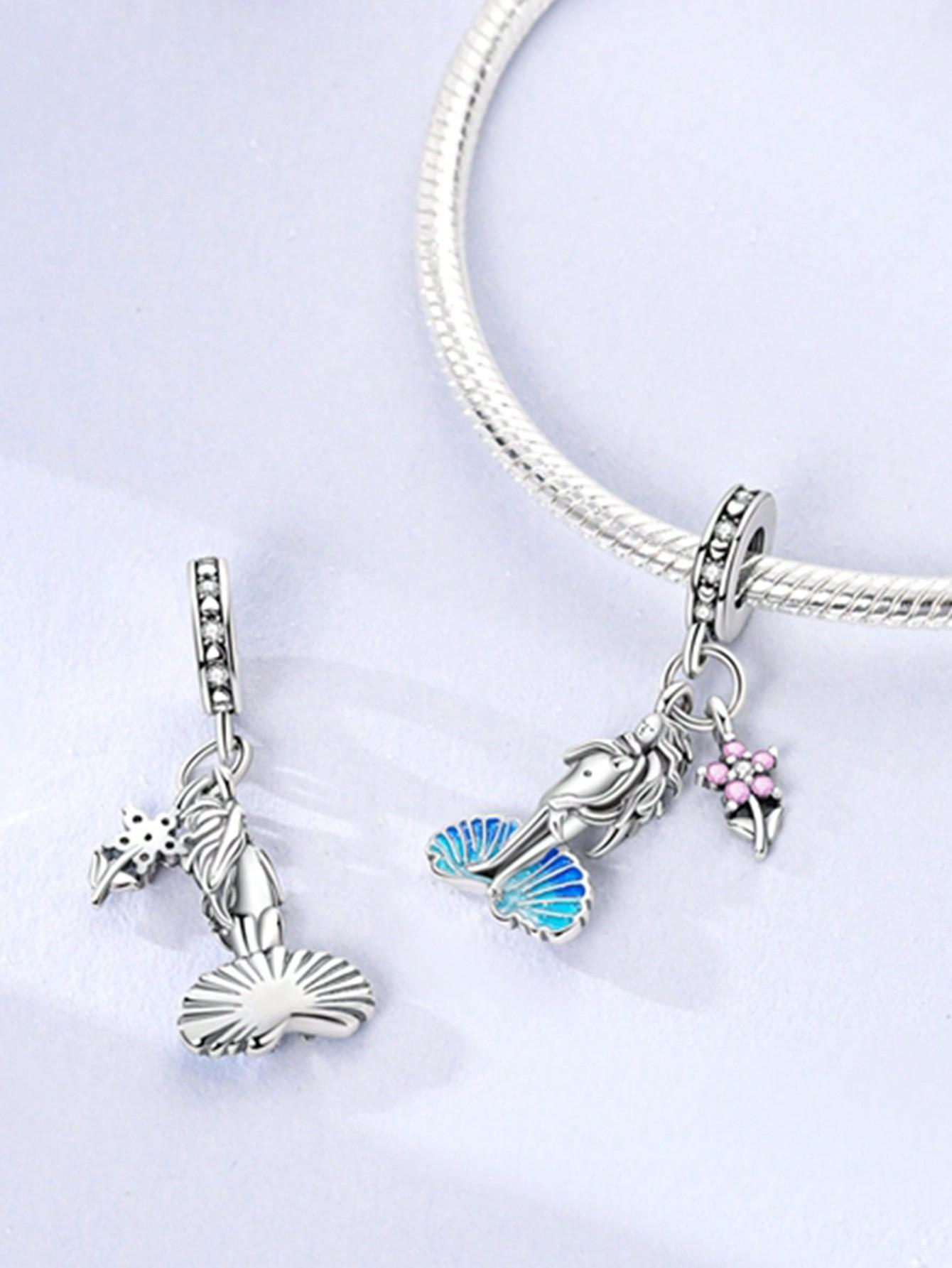 

copper Plated Authentic Charm Bead Charms Musical symbol snowflake Bead Charms Compatible With Bracelets Womens Jewellery Gift