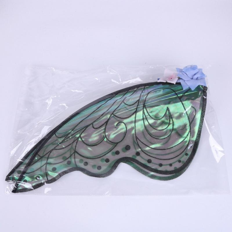 Butterfly Wing Halloween Wing Costume for Girl Christmas Masquerades Cosplay Fairies Wing Butterfly Dress up Outfit
