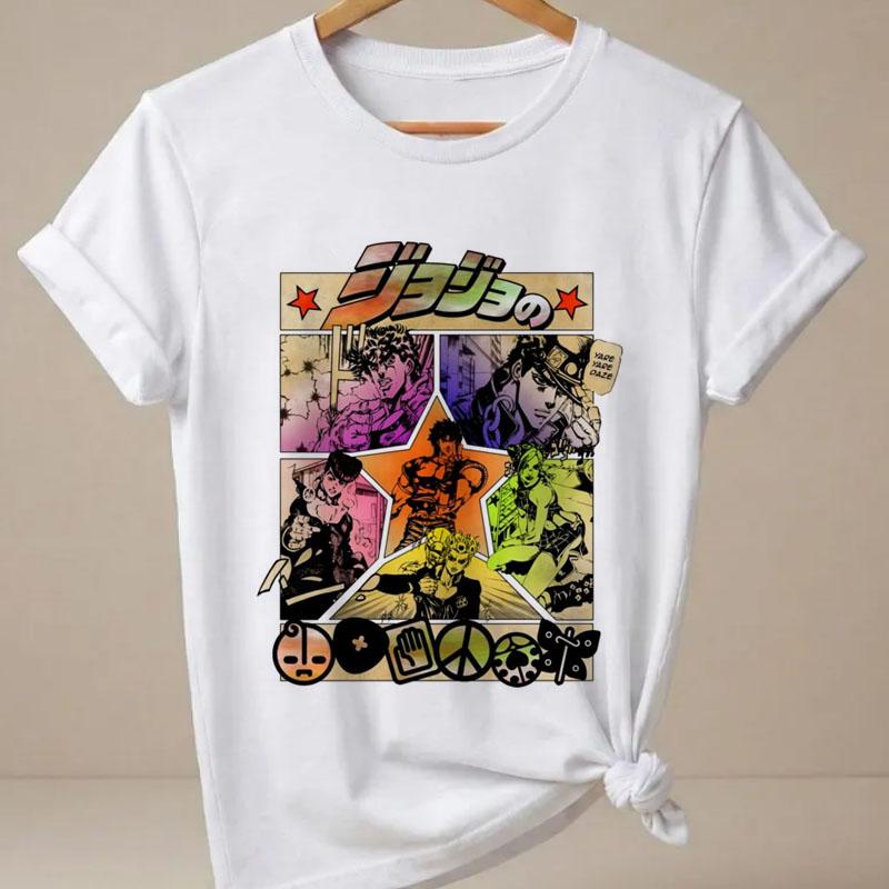 Japanese Anime Graphic T Shirts Casual Printed Short Sleeve Tshirt Unisex Round Neck Tee Shirt Fashion Harajuku Clothing