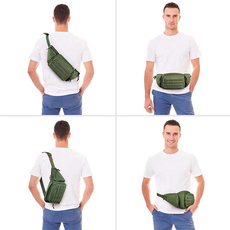 Outdoor Multifunctional Waist Bag for Men and Women - Sports Storage and Concealed Gun Pocket