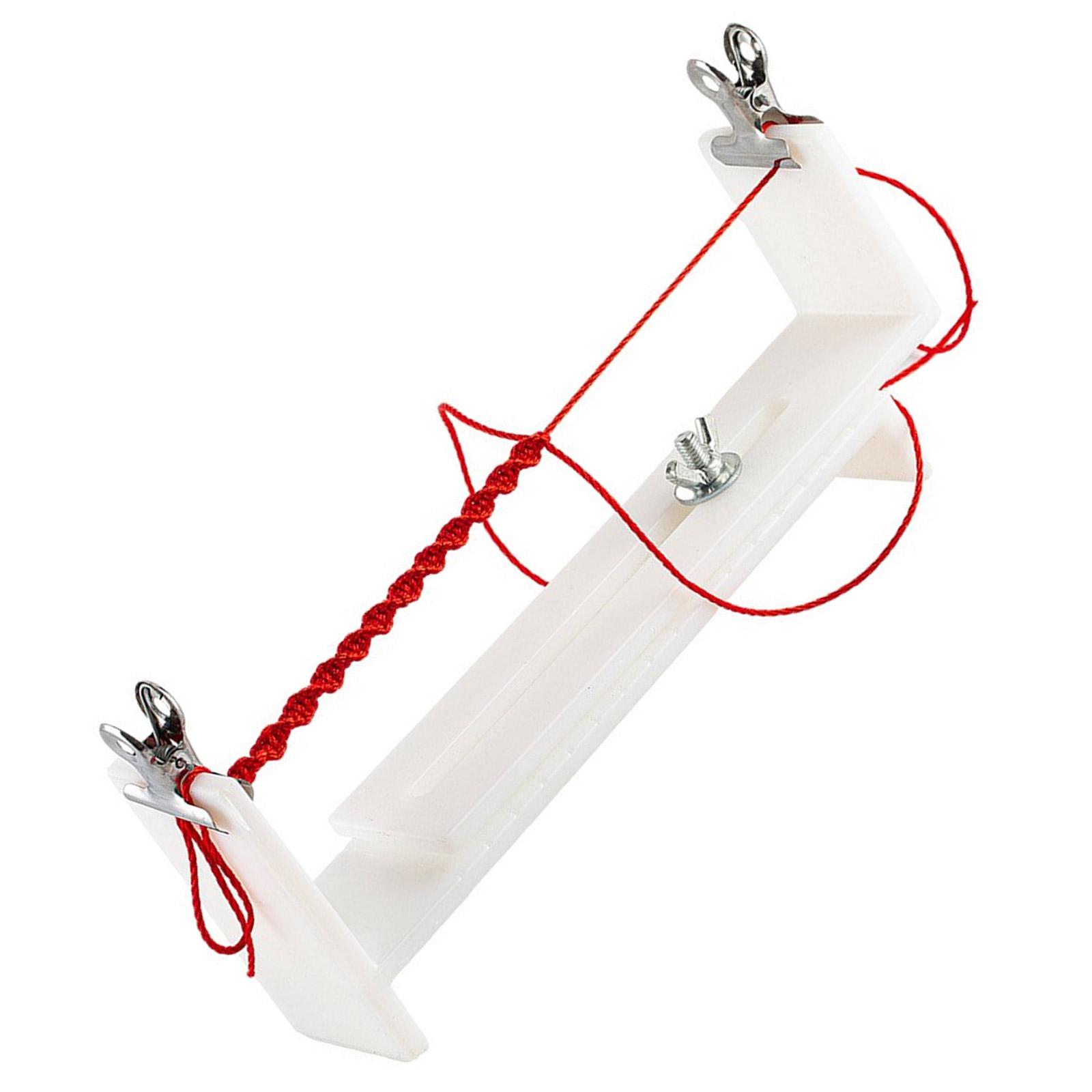 

Регулируемый инструмент для изготовления браслетов из паракорда с прочной деревянной рамой и набором игл из нержавеющей стали для рукоделия 1