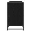 Chest of Drawers 3 Drawer Black Oak Effect
