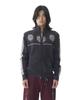 Aakam Sun Jacquard Zip-Up Sweater (Dark Gray)