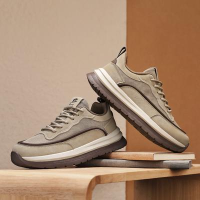Anti Slip Sports Male Sneakers Breathable Treking Footwear Versatile Travel Trainers Walking Shoes Leisure Walk Men Casual Shoes