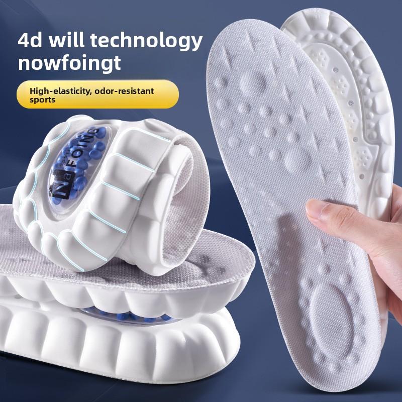 Sports Air Cushion Insole Men's sweat-absorbing soft sole insoles women shock-absorbing soft insoles