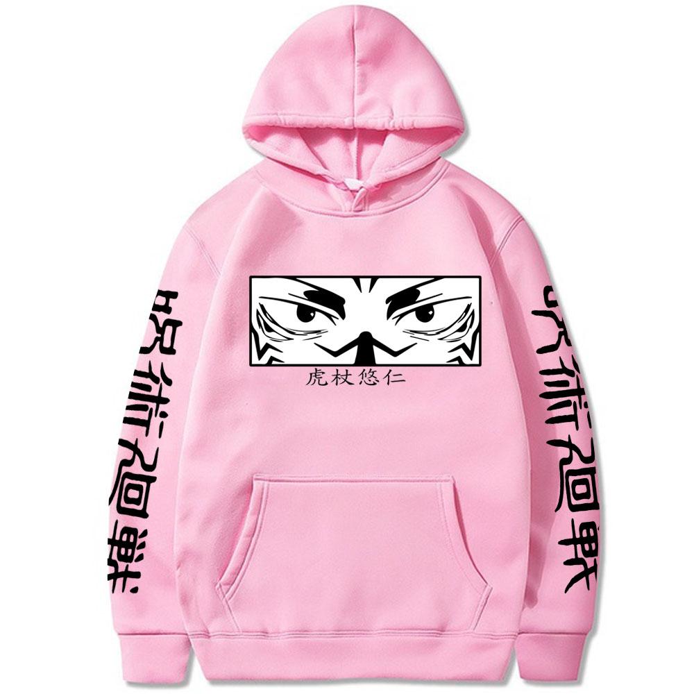 Jujutsu Kaisen Graphic Printed Hoodies Vintage Oversized Hooded Sweatshirt Long Sleeves Hoodie Men Women Clothes