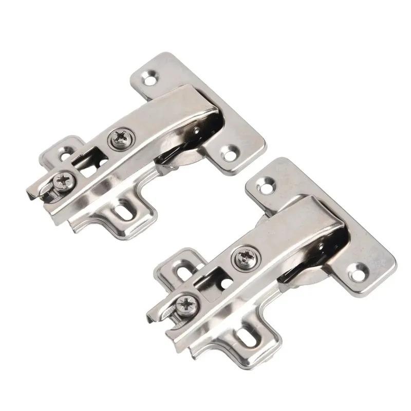 2Pcs Cabinet Hinges Steel Hydraulic Door Hinge Damper Buffer Soft Closing for Kitchen Cupboard Furniture Furniture