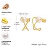 Vnox 1 Pair Chic Immitation Pearl Ear Cuff for Women Girls, Crossed Metal Lines Ear Bones Cuff, Ins Style Dainty Jewelry