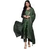 Libas Women's Silk Blend Kurta Sets (33344O_Green