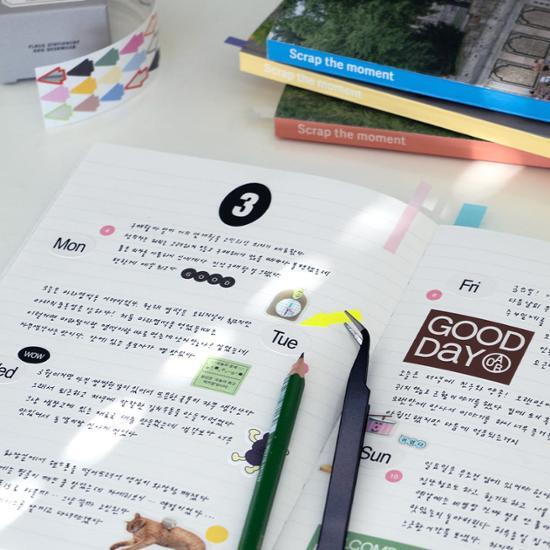 Luca Lab Scrap The Moment Notizblock Ver.2 - Kariert/Liniert/Blanko, ein beliebter Ausdruck in Korea