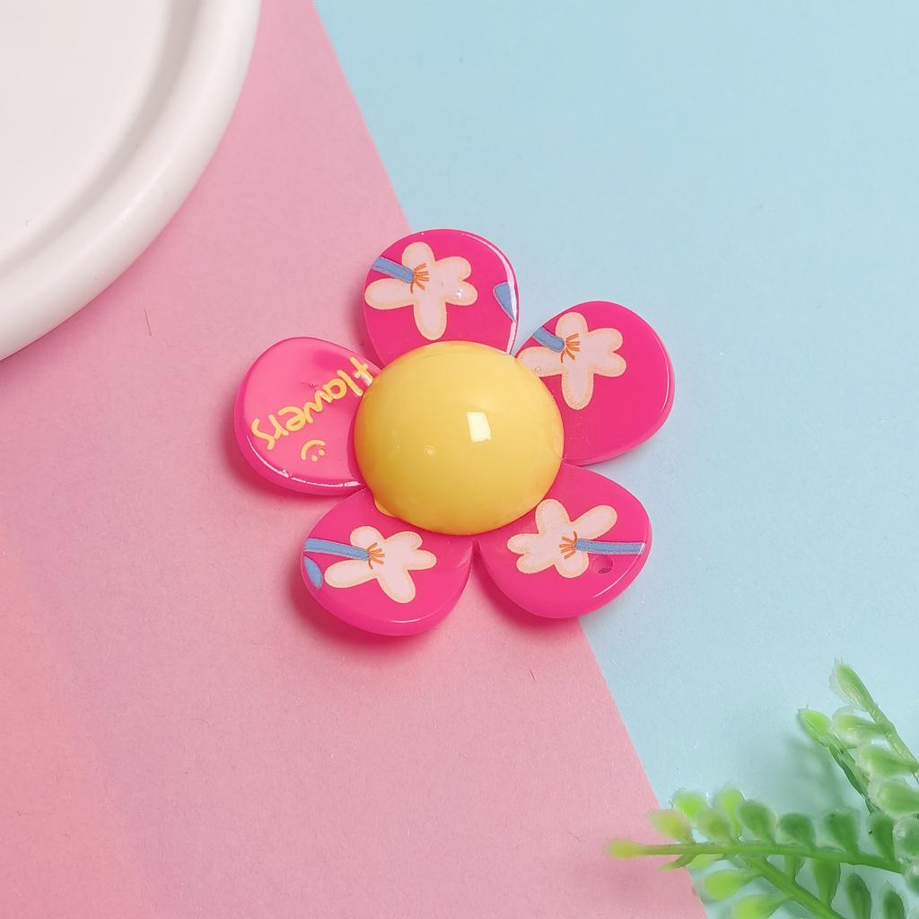 100pcs Flowers Slime Charms Scrapbooking Phone Case Decoration DIY Crafts Jewelry Making Accessories Girls Shoes Decorations