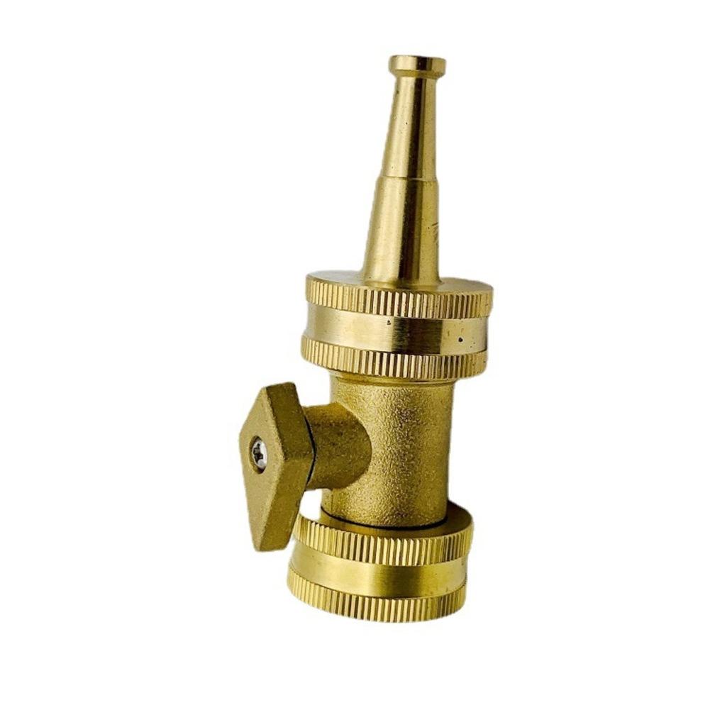 1 Set Connector And Nozzle Heavy-Duty Brass Garden Nozzle: Adjustable High-Pressure Hose Sprayer Garden Washer Accessories
