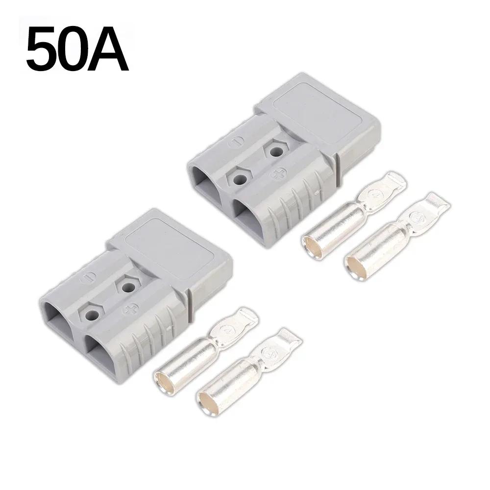 Forklift Battery Charging Plug Connector 50A 120A 175A Flame Retardant PC Auto Industrial Power Connectors for Warehouse Motors