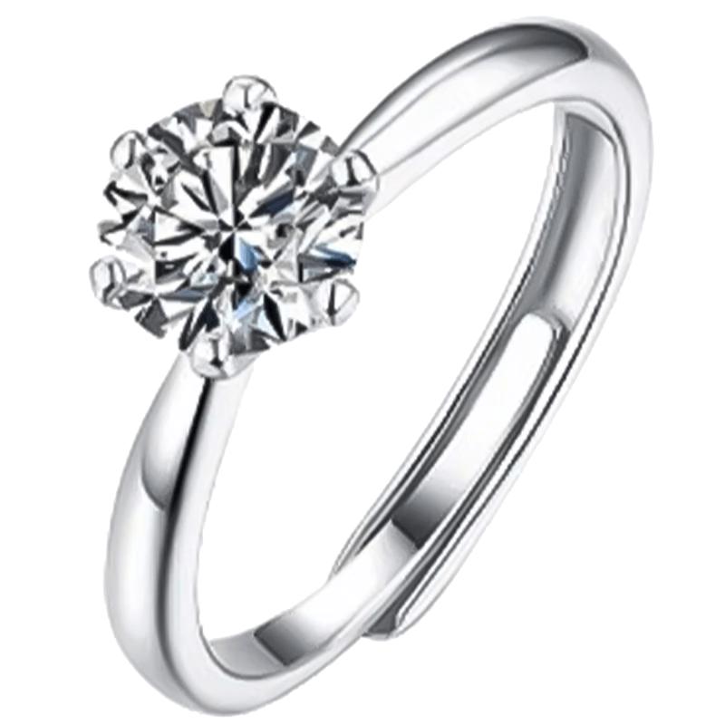 Chow Baifu 1 Carat Moissanite Ring