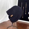 New Windproof Knitted Hat Coldproof Warm Pullover Cap Ear Protection Hat Unisex