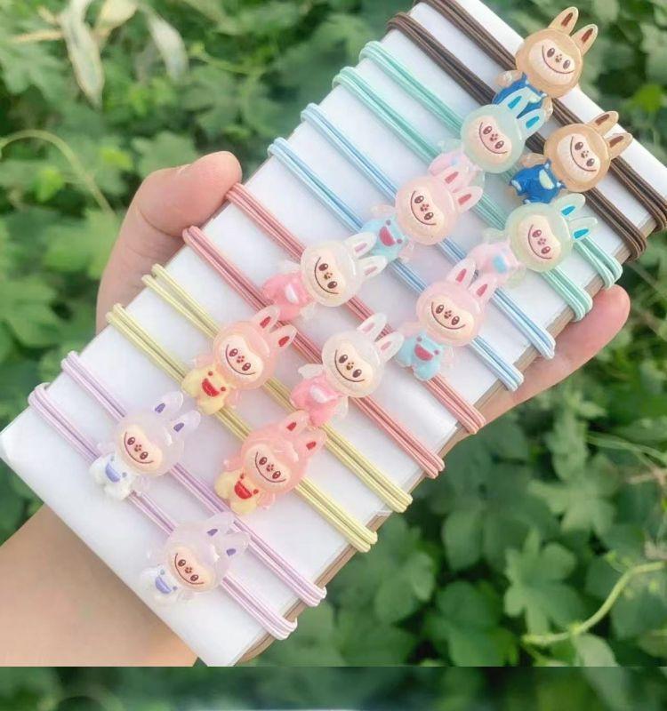 Rab Cloth Headband, Female Rubber Band Headband, Korean Version, Cute Student, Rubber Band, Hair Tie, Leather Case, Gift for Girlfriend