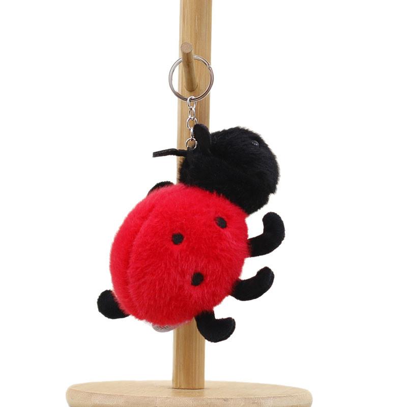 Snails Spiders Bees Insects Plush Pendants Cartoon Doll Bags Keychains Gift