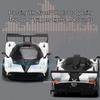 1/32 Pagani Zonda R Diecast Models Huayra Dinastia Alloy Toys Miniature Car Sound Light Pull Back Doors Openned Cars Child Gifts