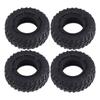4PCS RC Model Car Tires 1.0 Inch 55x19mm Rubber RC Crawler Car Tires for Axial SCX24 FMS FCX24 AX24