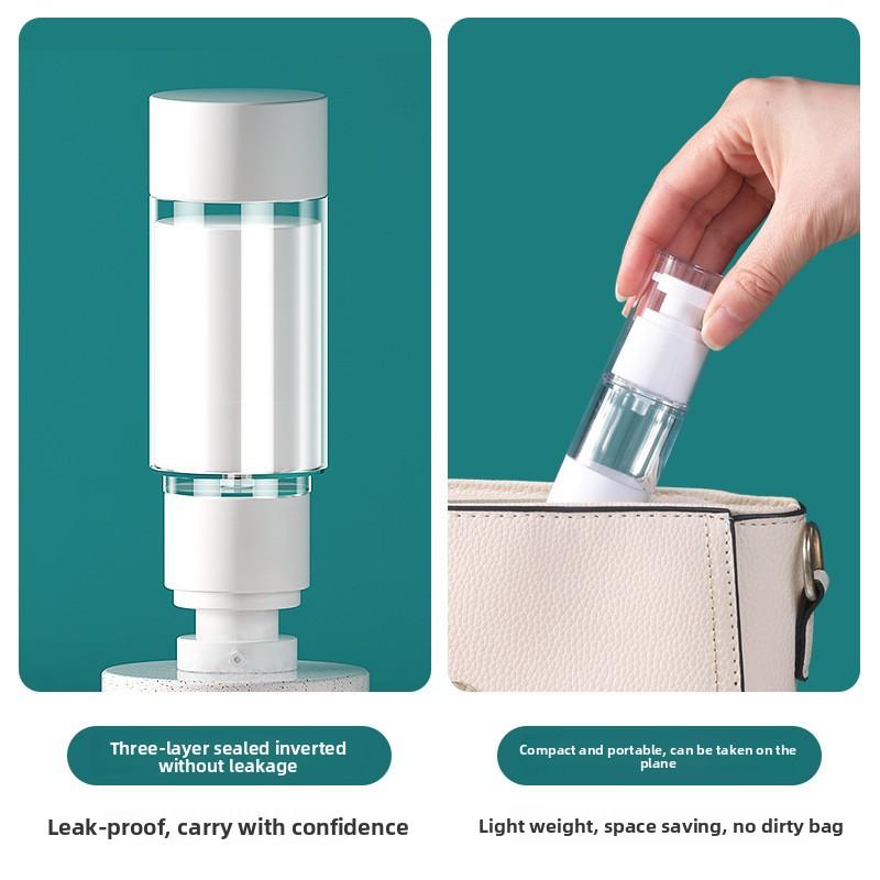 Travel Vacuum Portioning Portable Cosmetic Spray Bottle, Differential Small Bottle, Vacuum Lotion Bottle, Press Bottle