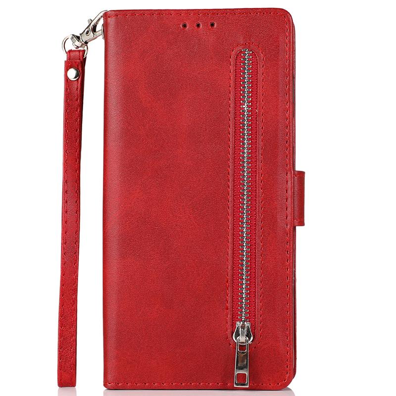

Zipper Leather Wallet Flip Case For Samsung Galaxy S24 S23 S22 Ultra S21 FE S20 Plus A12 A13 A14 A33 A34 A54 A52 A53 A72 A73 For Galaxy A72
