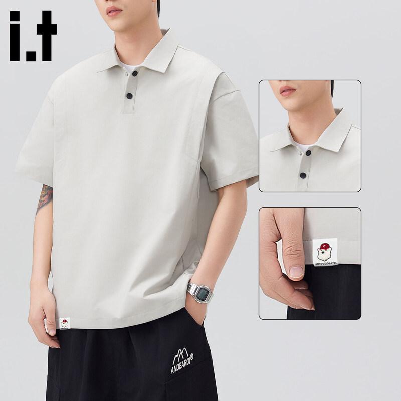 :CHOCOOLATEit Men s American Style Quick-Dry Polo Shirt XL