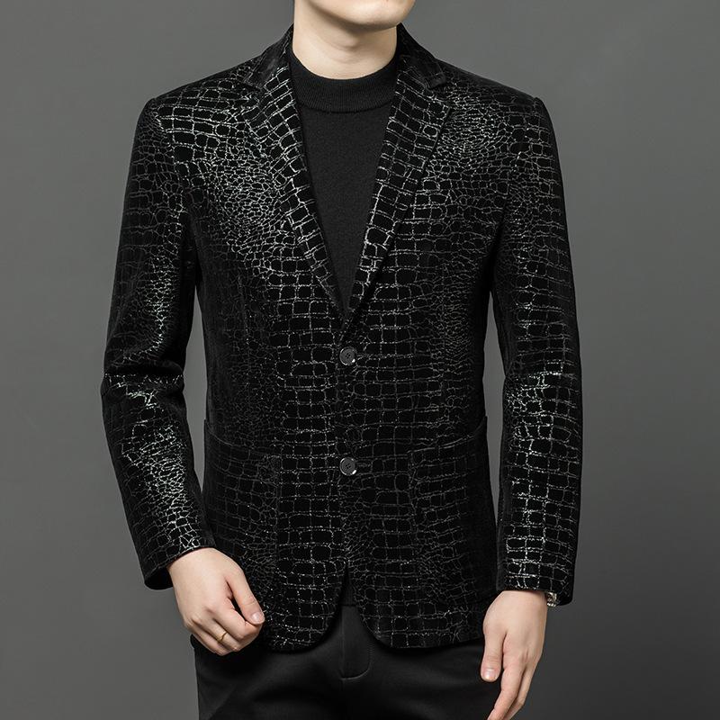 

Кожаная куртка мужская костюм верхний слой овчина куртка осень повседневный кожаный костюм 195