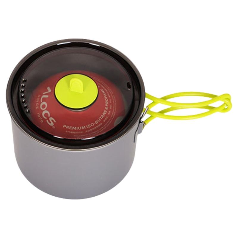 Outdoor NonStick Camping Cookware with Lid Outdoor Cooking Pots Portable Cooking Utensils for Outdoor Camping Picnic