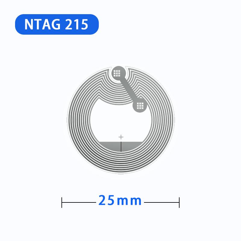 NFC Music Wall Sticker: NTAG215 Anti-Metal RFID Chip Tag
