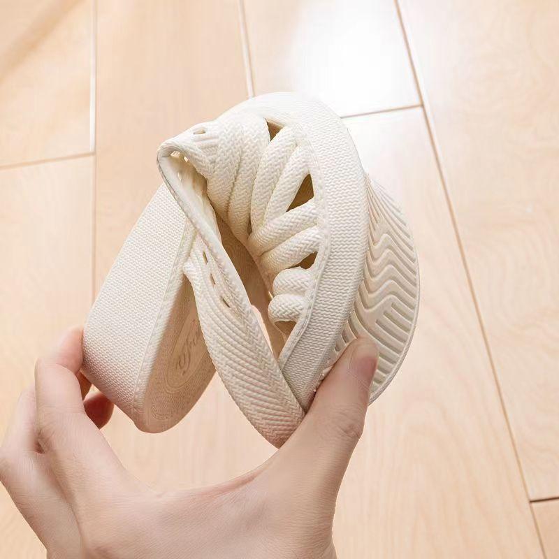 Summer Women's Slip-On Hollow Out Sandals Soft Sole Non Slip Wedges Fish Mouth Sandals Outdoor  Beach Sandals Mom Sandals