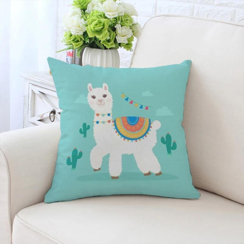 Cartoon Sheep Decorative Pillowcase Car Ornaments Office Living Room Sofa Home Pillowcase