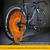 Cubierta de protección de borde de freno de disco de lavado cubierta anticontaminación para bicicleta MTB mantenimiento de bicicleta de montaña cubierta para lavado de coche