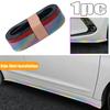 1pc Car Body Side Skirt Decoration Sticker Bumper Self-adhesive Protection Strip Front Lip Anti Scratch Trim Cover Accessories