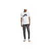 Nike SB Logo Print Rundhals-T-Shirt Herren Oberteile Weiß 821947-100