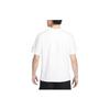 Nike T-shirt a Maniche Corte Girocollo con Logo Sportivo Uomo Top Bianco FQ3753-100