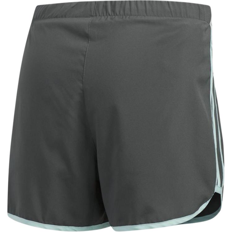 Adidas Marathon 20 Striped Logo Slim High-Waisted Running Shorts Women Shorts DQ2640
