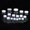 Frasco de Plástico Transparente 15-500ML Boca Larga Frasco de Medicamento com Tampa de Rosca Selo Frascos Recipiente para Reagente Líquido Grau Alimentar