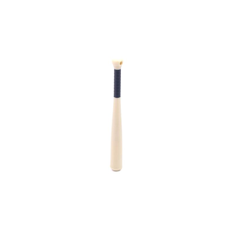 New 2Pcs 1/12 Dollhouse Mini Baseball Bat Model Dollhouse Simulation Sports Scene Decoration Toys Micro Scene Construction Props