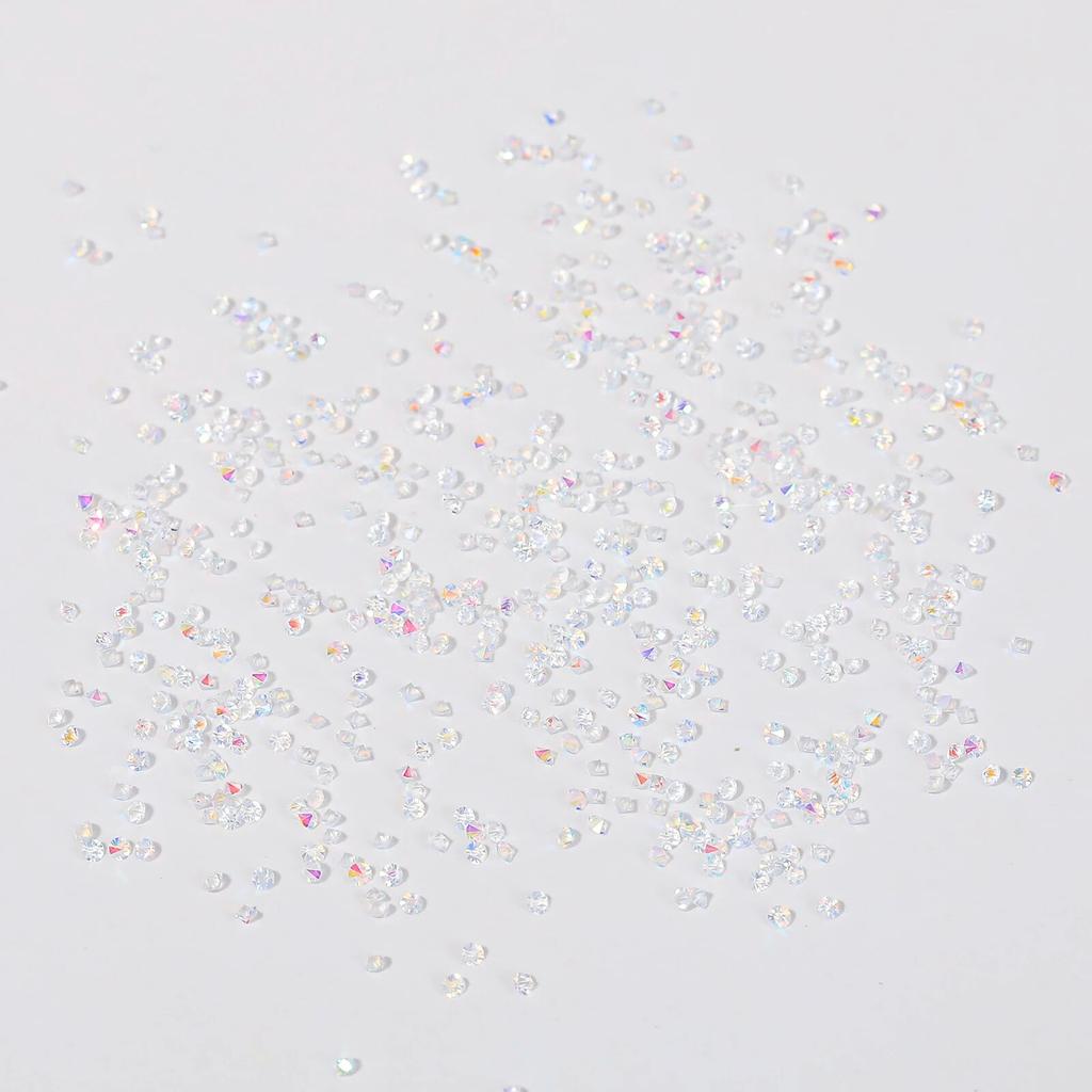 Nail Art Strass Kristall Charms Glas Edelstein Rosa Blau Flatback Gemischte Größe Nagel Charms Für DIY Nagel Dekoration